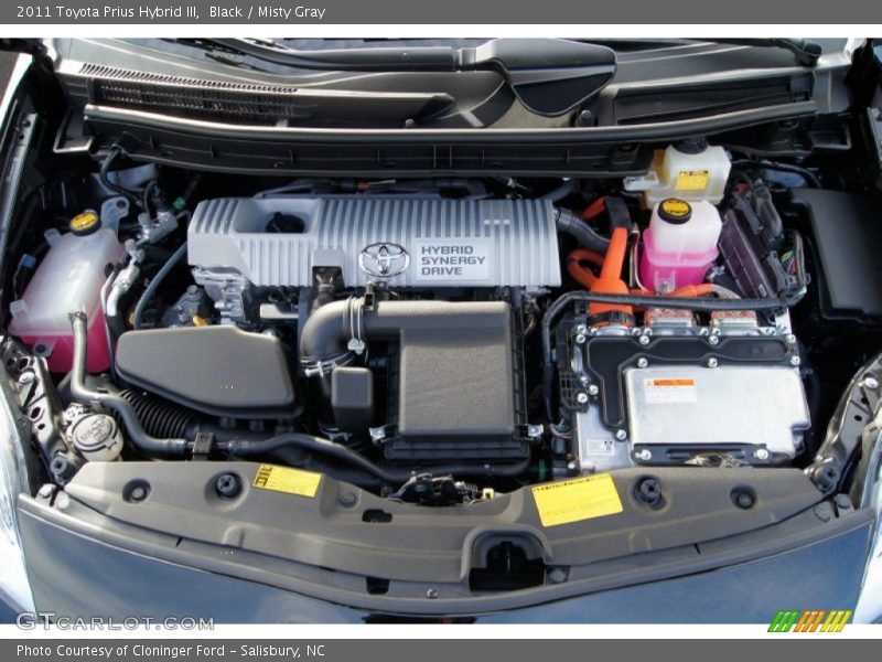Black / Misty Gray 2011 Toyota Prius Hybrid III