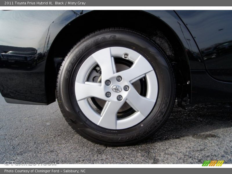 Black / Misty Gray 2011 Toyota Prius Hybrid III