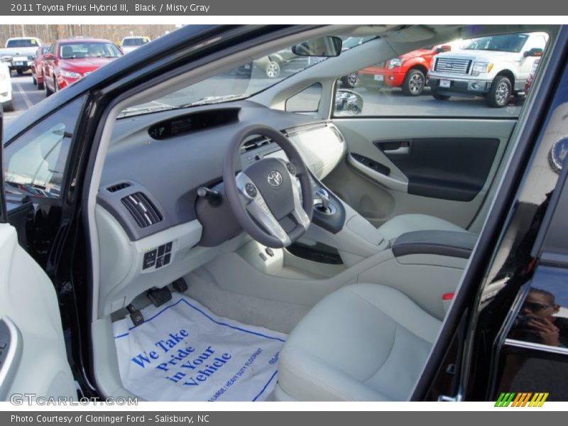 Black / Misty Gray 2011 Toyota Prius Hybrid III