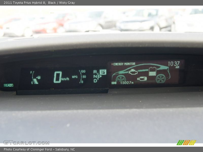Black / Misty Gray 2011 Toyota Prius Hybrid III
