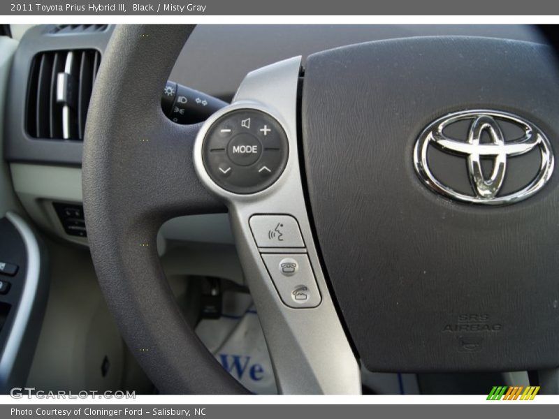 Black / Misty Gray 2011 Toyota Prius Hybrid III