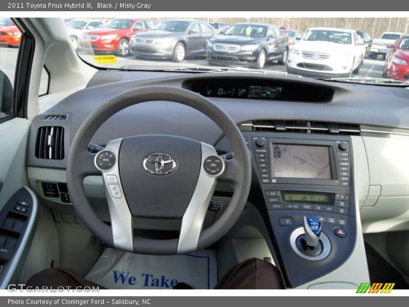 Black / Misty Gray 2011 Toyota Prius Hybrid III