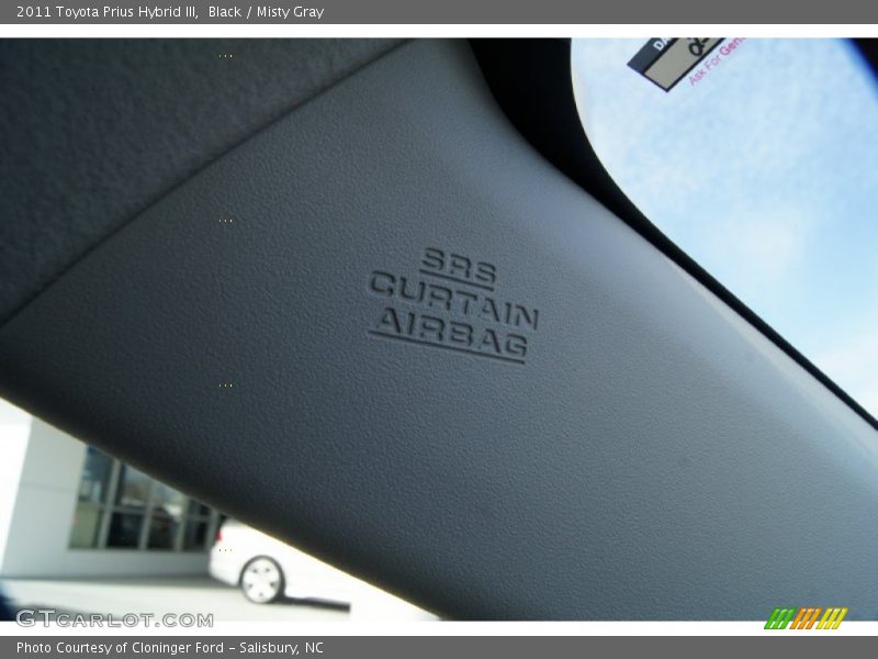 Black / Misty Gray 2011 Toyota Prius Hybrid III