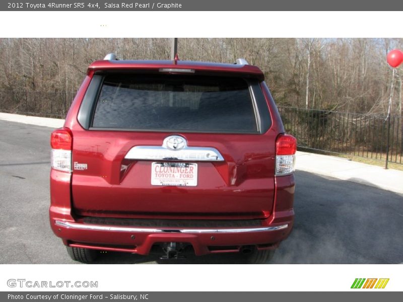 Salsa Red Pearl / Graphite 2012 Toyota 4Runner SR5 4x4
