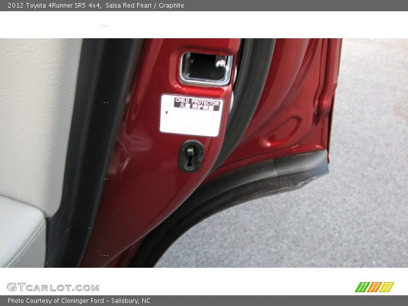 Salsa Red Pearl / Graphite 2012 Toyota 4Runner SR5 4x4