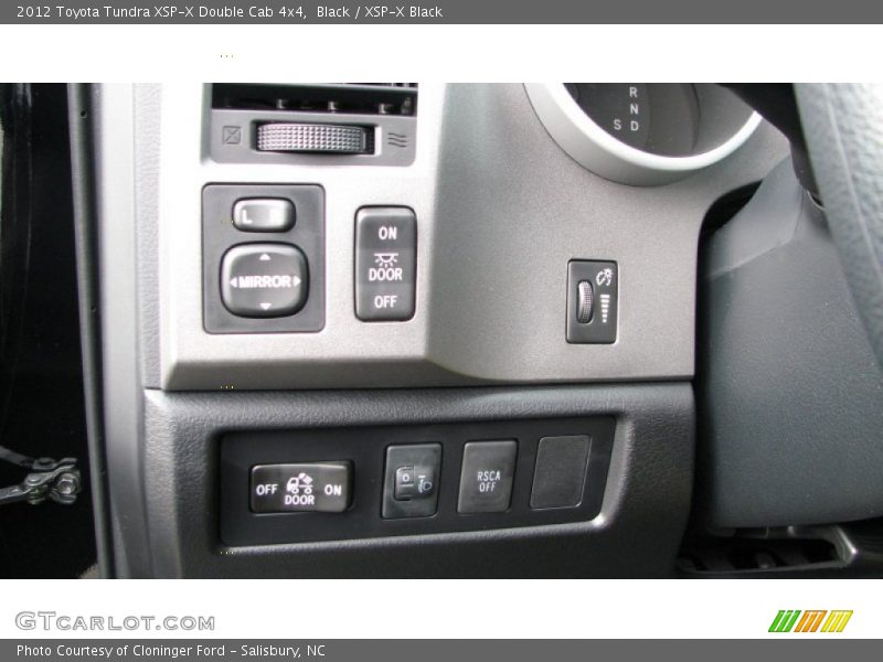 Controls of 2012 Tundra XSP-X Double Cab 4x4