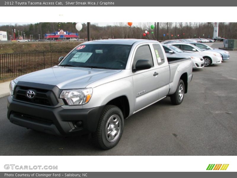 Silver Streak Mica / Graphite 2012 Toyota Tacoma Access Cab