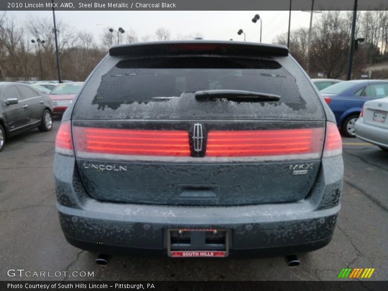 Steel Blue Metallic / Charcoal Black 2010 Lincoln MKX AWD