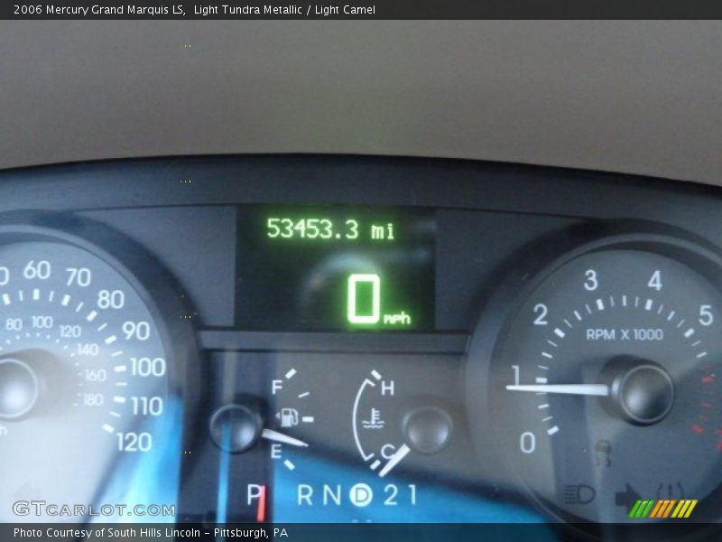 Light Tundra Metallic / Light Camel 2006 Mercury Grand Marquis LS