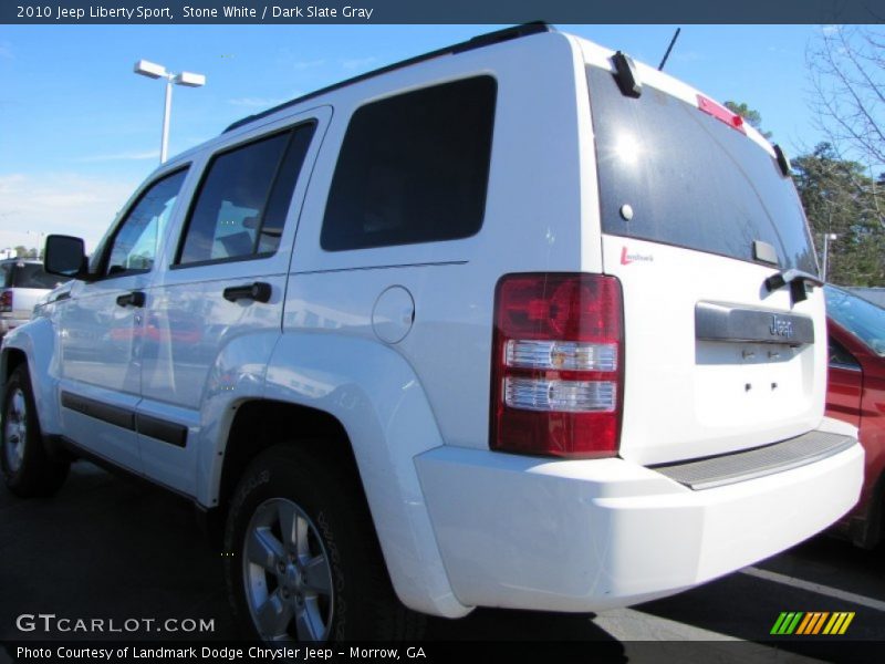 Stone White / Dark Slate Gray 2010 Jeep Liberty Sport