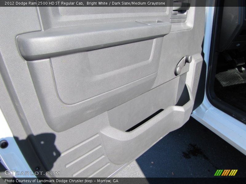 Bright White / Dark Slate/Medium Graystone 2012 Dodge Ram 2500 HD ST Regular Cab