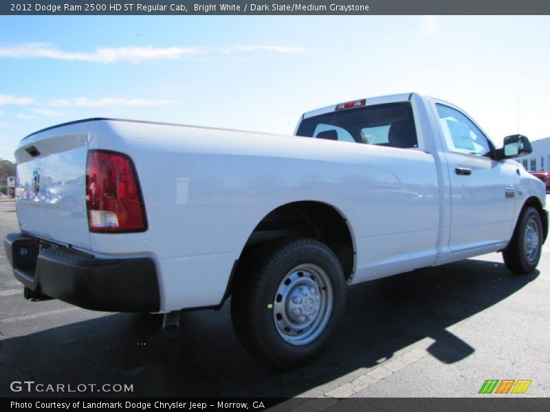 Bright White / Dark Slate/Medium Graystone 2012 Dodge Ram 2500 HD ST Regular Cab