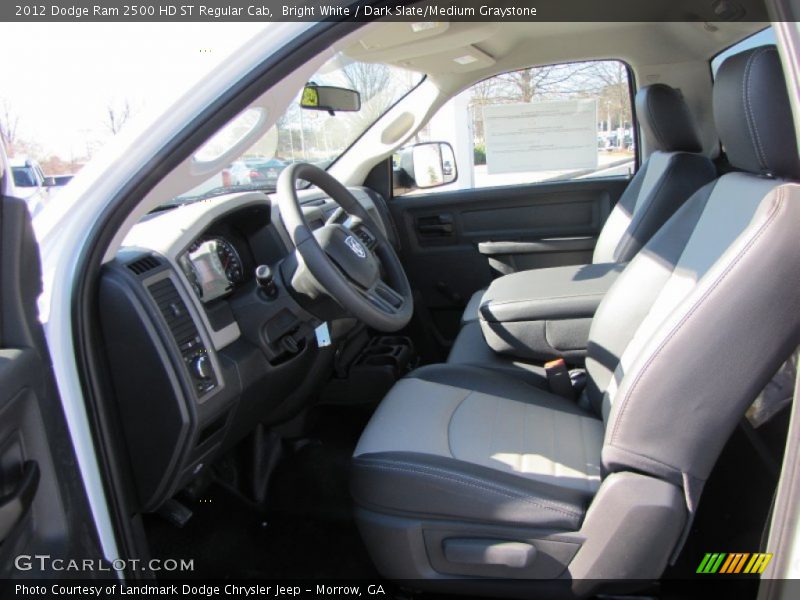 Bright White / Dark Slate/Medium Graystone 2012 Dodge Ram 2500 HD ST Regular Cab