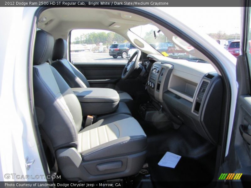 Bright White / Dark Slate/Medium Graystone 2012 Dodge Ram 2500 HD ST Regular Cab