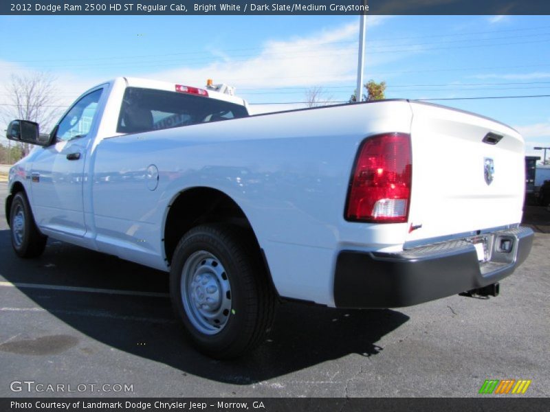 Bright White / Dark Slate/Medium Graystone 2012 Dodge Ram 2500 HD ST Regular Cab