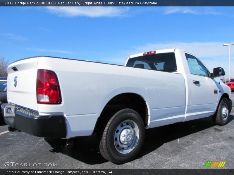 Bright White / Dark Slate/Medium Graystone 2012 Dodge Ram 2500 HD ST Regular Cab