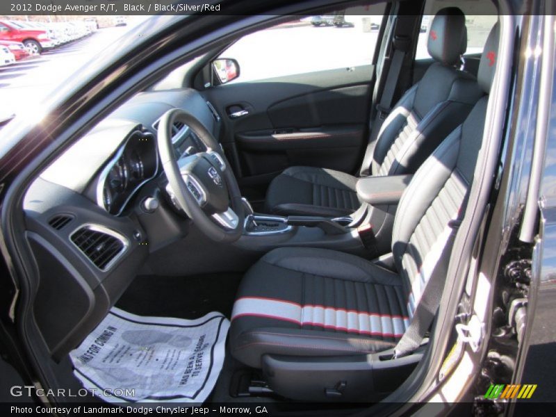  2012 Avenger R/T Black/Silver/Red Interior