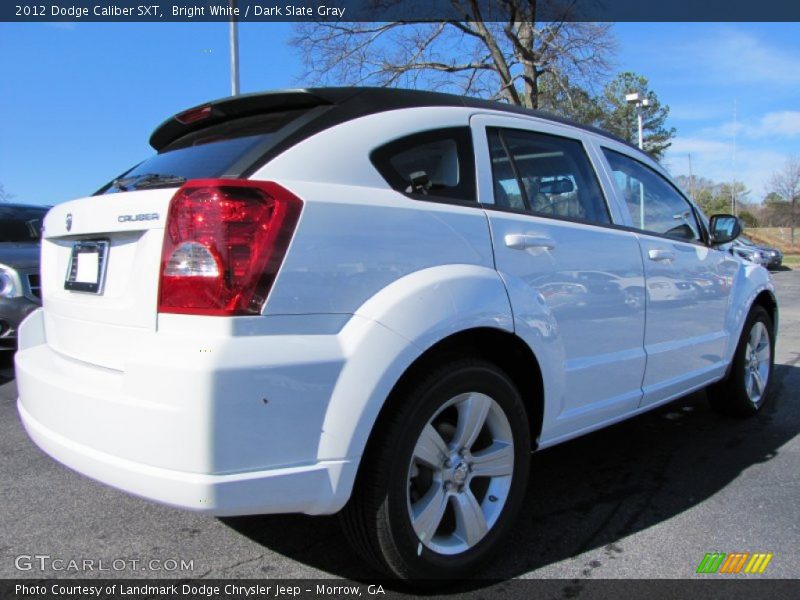 Bright White / Dark Slate Gray 2012 Dodge Caliber SXT