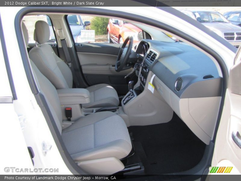 Bright White / Dark Slate Gray 2012 Dodge Caliber SXT