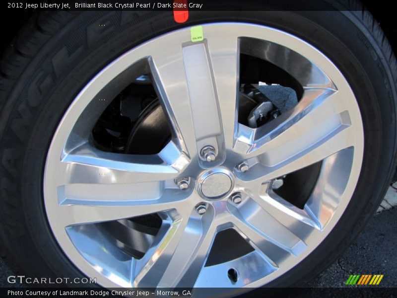 Brilliant Black Crystal Pearl / Dark Slate Gray 2012 Jeep Liberty Jet