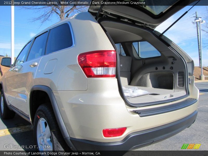 White Gold Metallic / Dark Graystone/Medium Graystone 2012 Jeep Grand Cherokee Laredo
