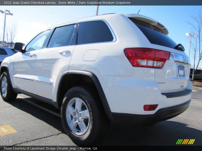 Stone White / Dark Graystone/Medium Graystone 2012 Jeep Grand Cherokee Laredo