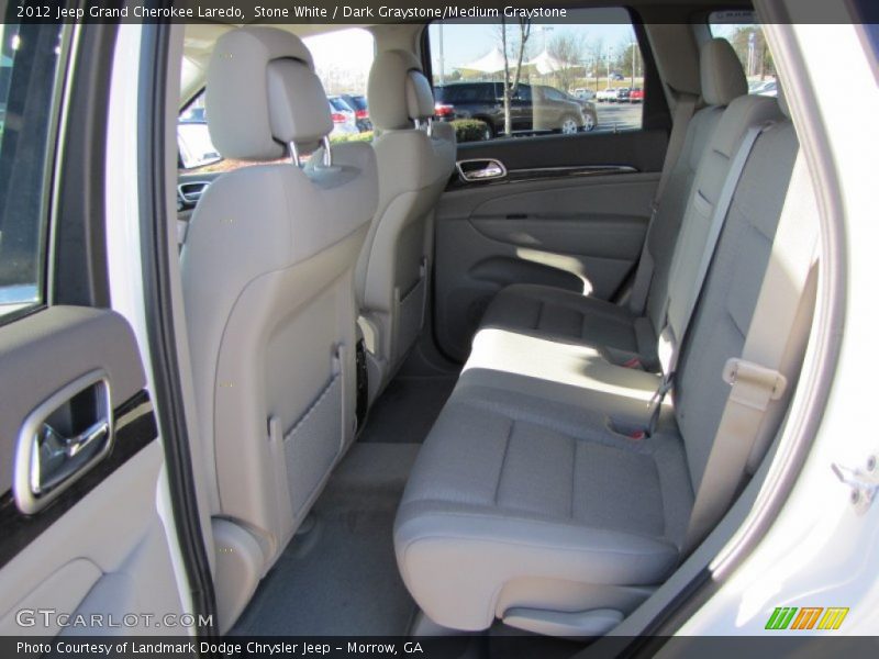 Stone White / Dark Graystone/Medium Graystone 2012 Jeep Grand Cherokee Laredo