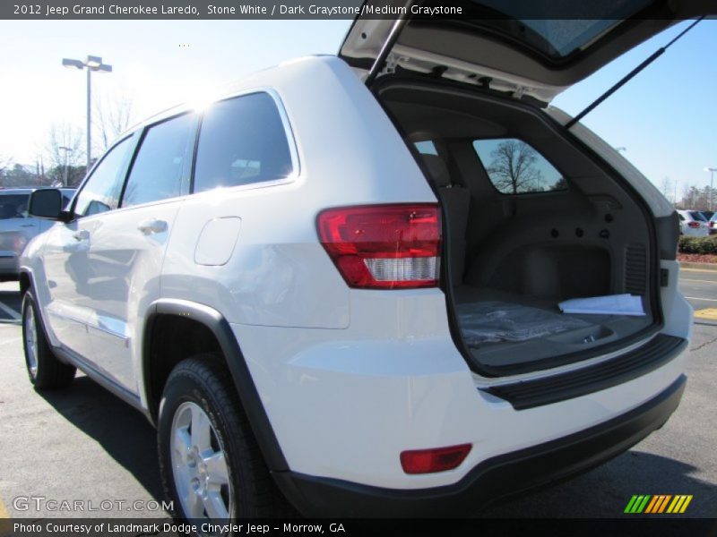 Stone White / Dark Graystone/Medium Graystone 2012 Jeep Grand Cherokee Laredo