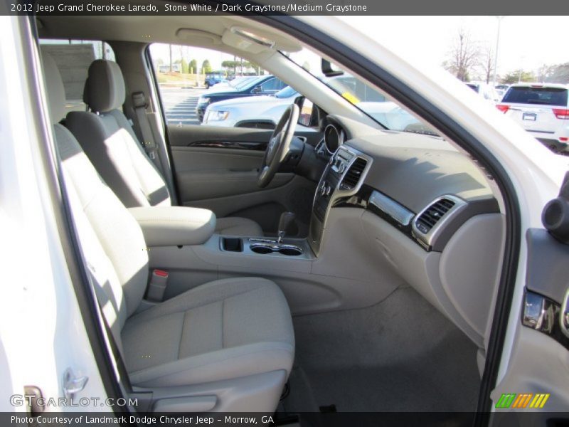Stone White / Dark Graystone/Medium Graystone 2012 Jeep Grand Cherokee Laredo