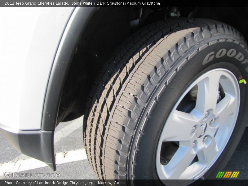 Stone White / Dark Graystone/Medium Graystone 2012 Jeep Grand Cherokee Laredo