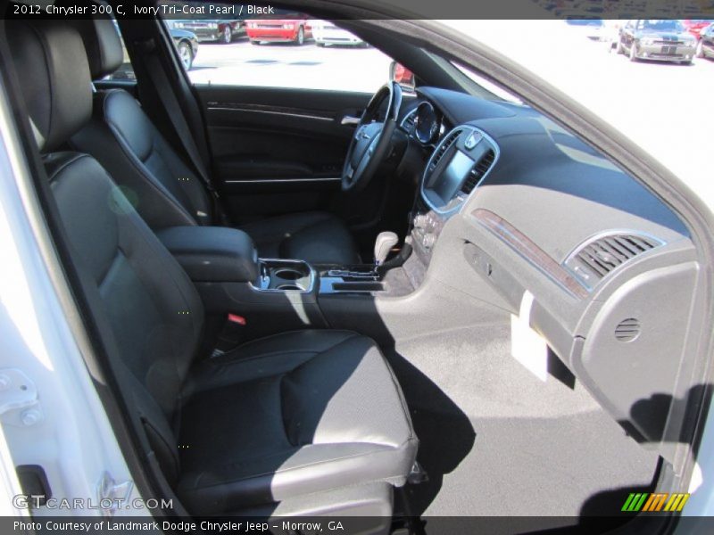 Ivory Tri-Coat Pearl / Black 2012 Chrysler 300 C