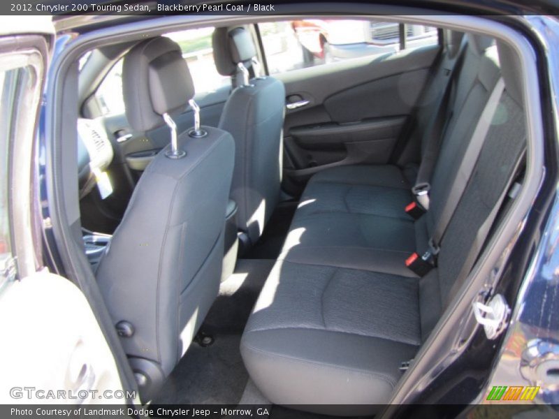 Blackberry Pearl Coat / Black 2012 Chrysler 200 Touring Sedan