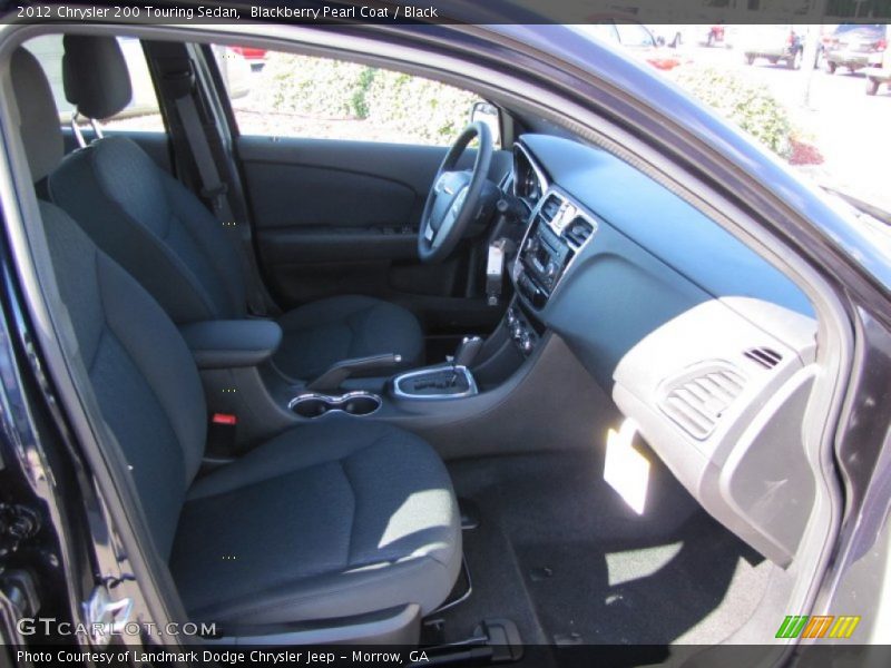 Blackberry Pearl Coat / Black 2012 Chrysler 200 Touring Sedan
