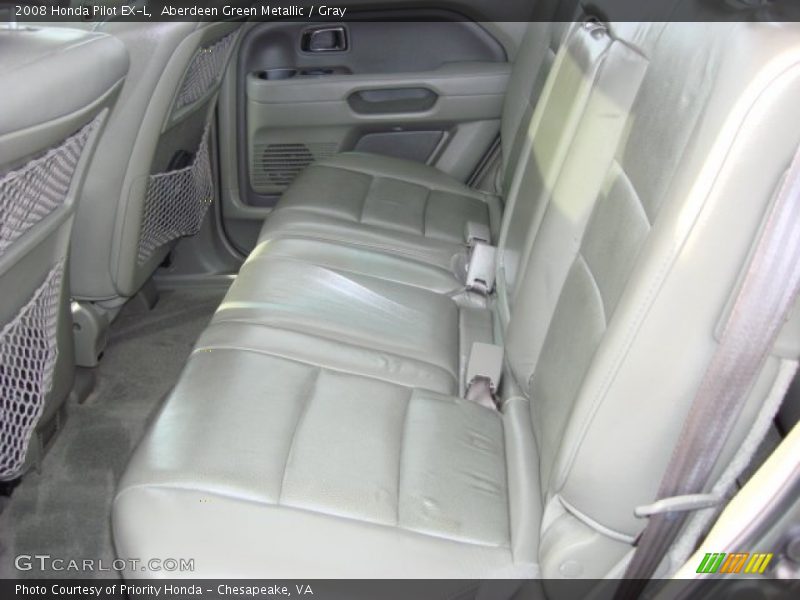 Aberdeen Green Metallic / Gray 2008 Honda Pilot EX-L