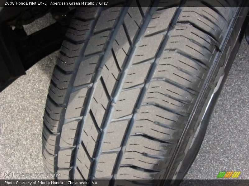 Aberdeen Green Metallic / Gray 2008 Honda Pilot EX-L