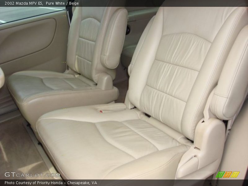 Rear Seat of 2002 MPV ES