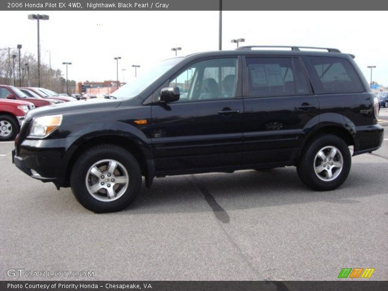 Nighthawk Black Pearl / Gray 2006 Honda Pilot EX 4WD