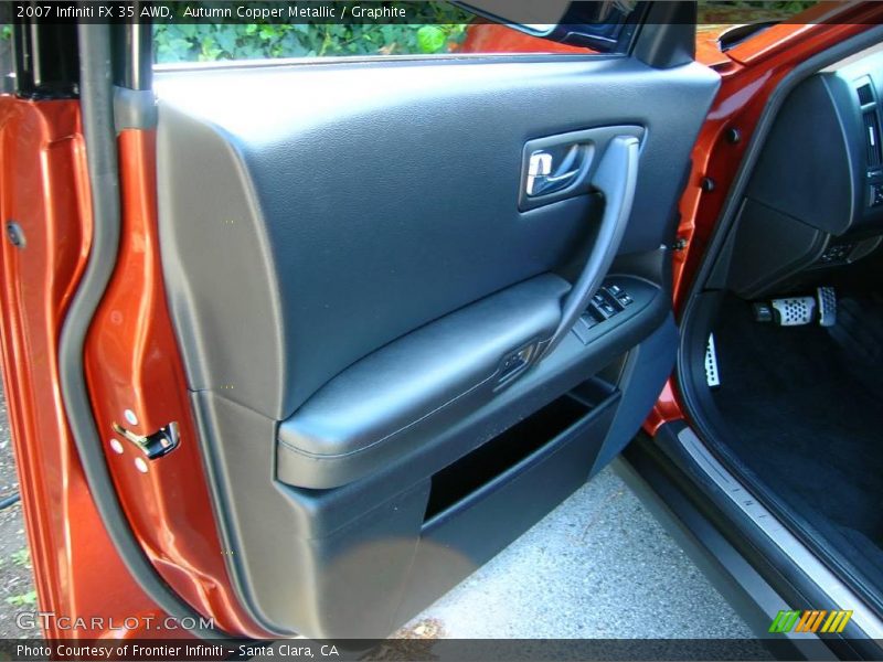 Autumn Copper Metallic / Graphite 2007 Infiniti FX 35 AWD
