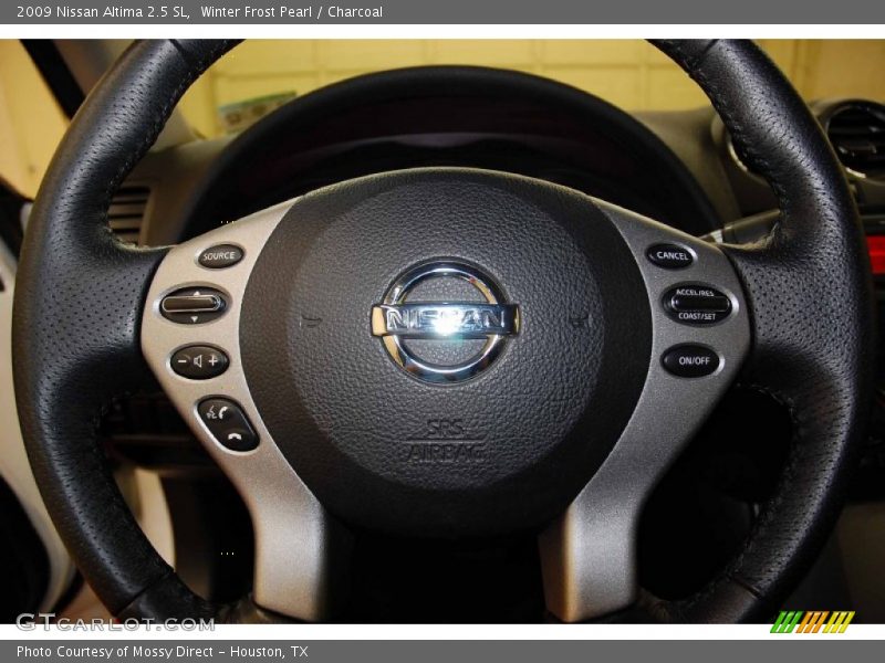 Winter Frost Pearl / Charcoal 2009 Nissan Altima 2.5 SL