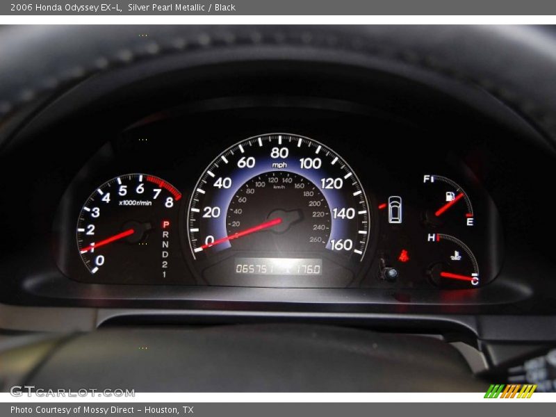 Silver Pearl Metallic / Black 2006 Honda Odyssey EX-L