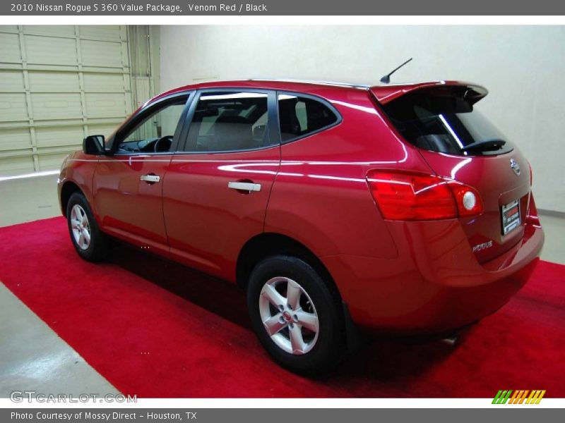Venom Red / Black 2010 Nissan Rogue S 360 Value Package
