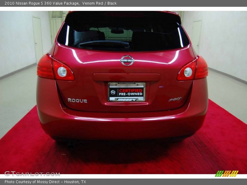 Venom Red / Black 2010 Nissan Rogue S 360 Value Package