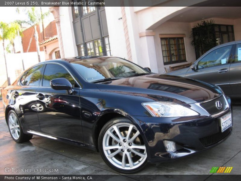 Breakwater Blue Metallic / Cashmere 2007 Lexus IS 250