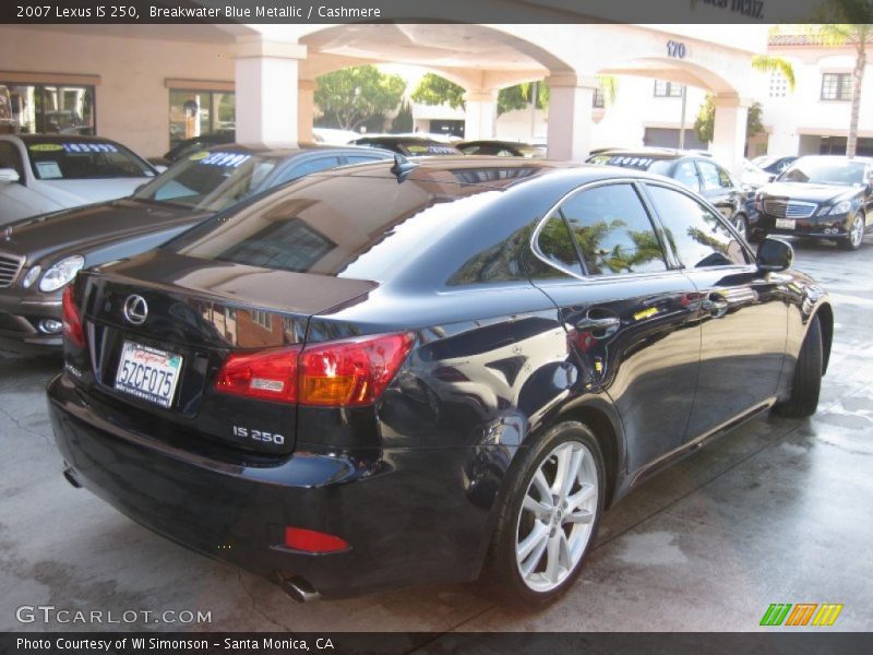 Breakwater Blue Metallic / Cashmere 2007 Lexus IS 250