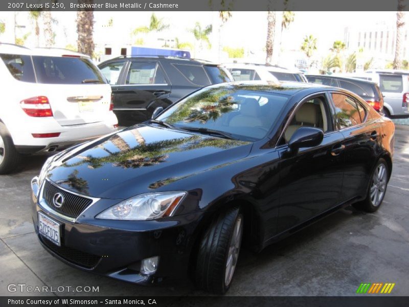 Breakwater Blue Metallic / Cashmere 2007 Lexus IS 250