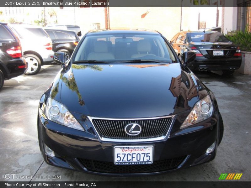 Breakwater Blue Metallic / Cashmere 2007 Lexus IS 250