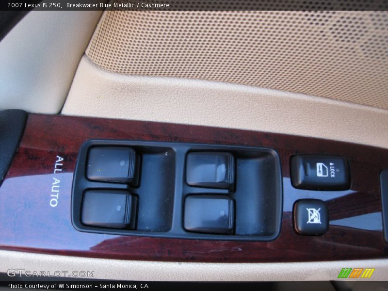 Breakwater Blue Metallic / Cashmere 2007 Lexus IS 250