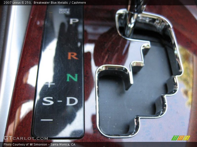 Breakwater Blue Metallic / Cashmere 2007 Lexus IS 250