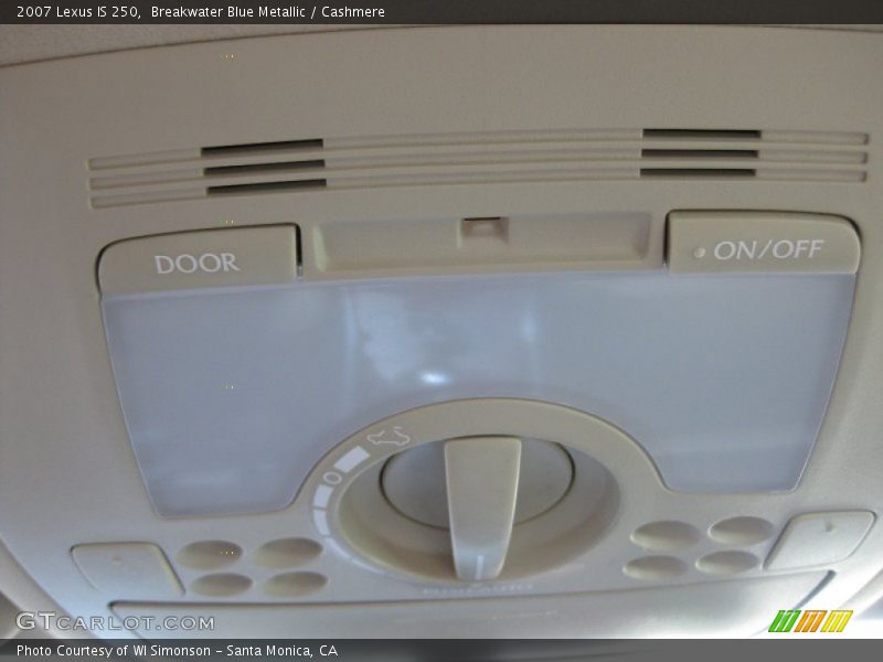 Breakwater Blue Metallic / Cashmere 2007 Lexus IS 250