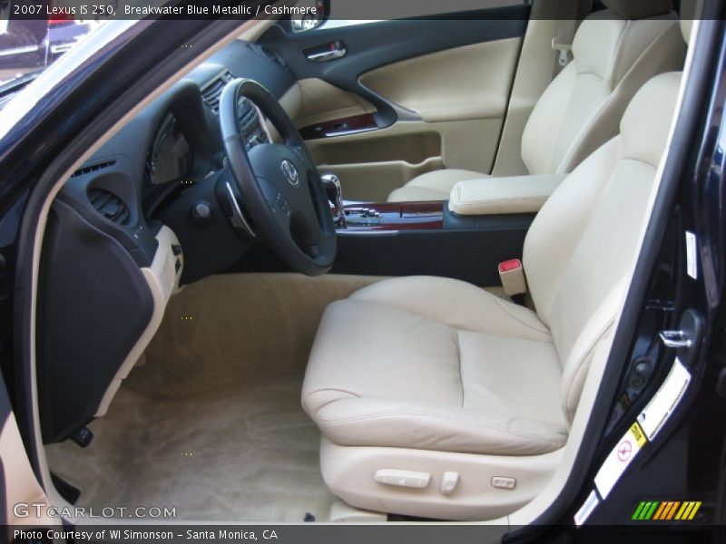 Breakwater Blue Metallic / Cashmere 2007 Lexus IS 250